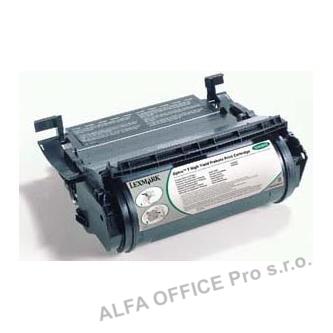 Lexmark originální toner 12A5845, black, 25000str., return, high capacity, Lexma