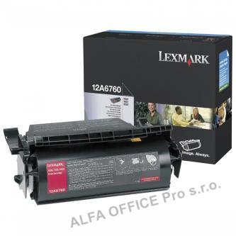  Lexmark originální toner 12A6760, black, 10000str., Lexmark T620, T622, X620e 