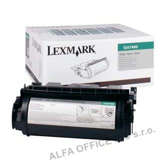  Lexmark originální toner 12A7460, black, 5000str., return, Lexmark T630, T632, T 