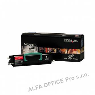  Lexmark originální toner 34036HE, black, 6000str., Lexmark E330, E332n, E340, E3 
