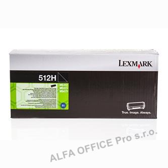  Lexmark originální toner 51F2H00, black, 5000str., return, high capacity, Lexmar 
