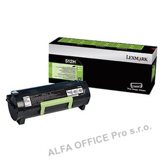  Lexmark originální toner 51F2H0E, black, 5000str., return, high capacity, Lexmar 