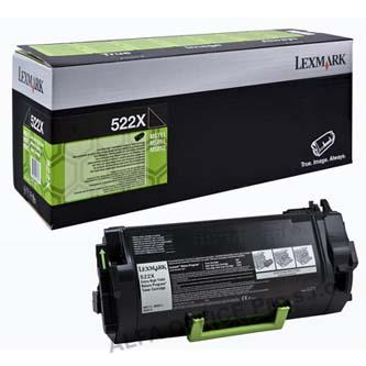  Lexmark originální toner 52D2X00, black, 45000str., 522X, return, extra high cap 