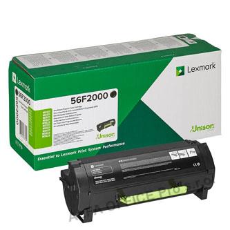 Lexmark originální toner 56F2000, black, 6000str., return, Lexmark MX521,622,522
