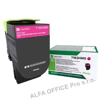 Lexmark originální toner 71B2HM0, magenta, 3500str., Lexmark CS417dn,CS517de,CX4