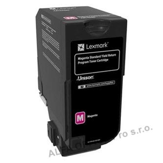  Lexmark originální toner 74C20M0, magenta, 3000str., return, Lexmark CS720de,CS7 