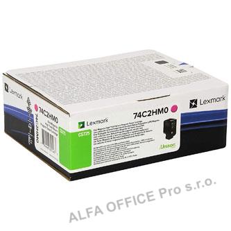  Lexmark originální toner 74C2HM0, magenta, 12000str., high capacity, Lexmark CS 