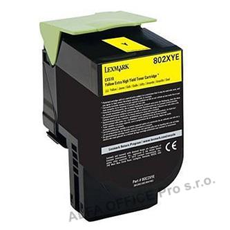  Lexmark originální toner 80C20YE, yellow, 1000str., return, Lexmark CX310dn, CX3 