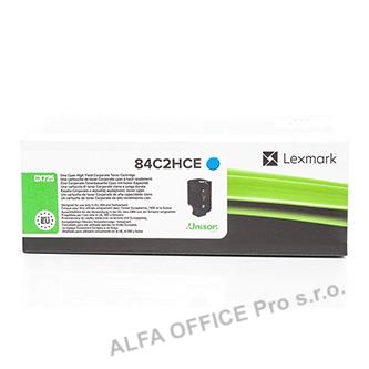 Lexmark originální toner 84C2HCE, cyan, 16000str., return, high capacity, Lexmar 