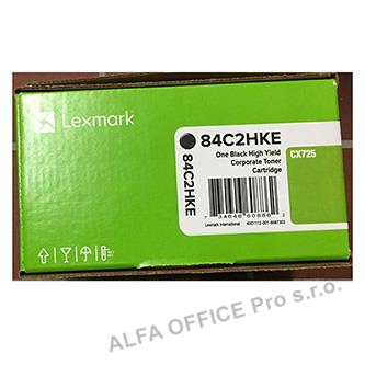  Lexmark originální toner 84C2HKE, black, 25000str., return, high capacity, Lexma 