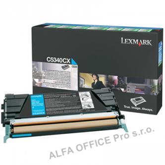  Lexmark originální toner C5340CX, cyan, 7000str., return, Lexmark C534x 