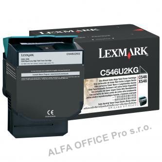  Lexmark originální toner C546U2KG, black, 8000str., Lexmark C546, X546 
