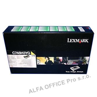  Lexmark originální toner C748H3YG, yellow, 10000str., C748, Lexmark C748de, C748 