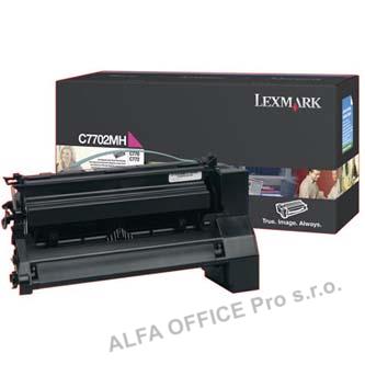  Lexmark originální toner C7702MH, magenta, 10000str., high capacity, Lexmark C77 