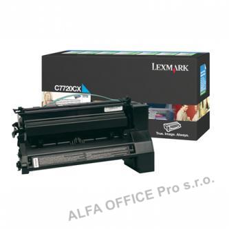  Lexmark originální toner C7720CX, cyan, 15000str., return, Lexmark C772 