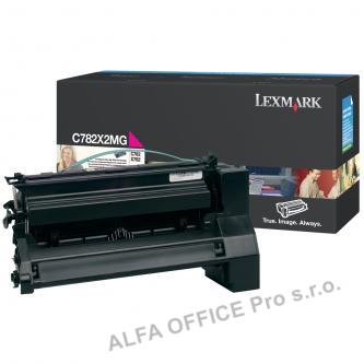  Lexmark originální toner C782X2MG, magenta, 15000str., Lexmark C782 