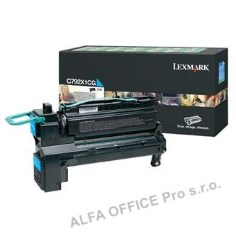 Lexmark originální toner C792X1CG, cyan, 20000str., return, extra high capacity, 