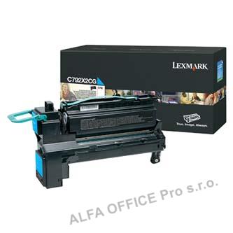  Lexmark originální toner C792X2CG, cyan, 20000str., extra high capacity, Lexmark 