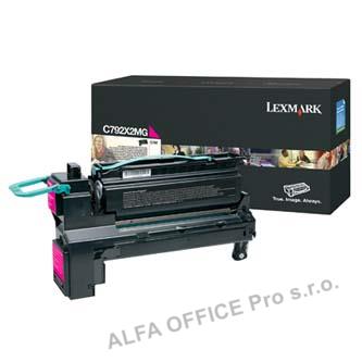 Lexmark originální toner C792X2MG, magenta, 20000str., extra high capacity, Lexm 