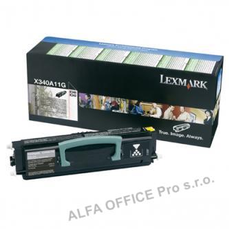  Lexmark originální toner X340A11G, black, 2500str., return, Lexmark X340 
