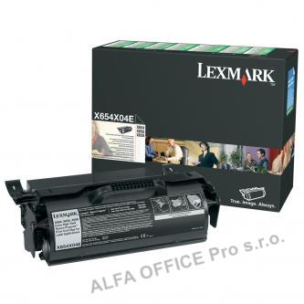 Lexmark originální toner X651H21E, black, 36000str., return, extra high capacity