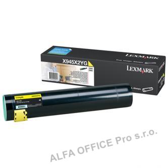  Lexmark originální toner X945X2Y, yellow, 22000str., Lexmark X945 