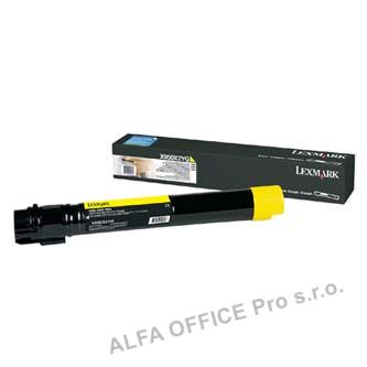  Lexmark originální toner X950X2YG, yellow, 24000str., extra high capacity, Lexma 