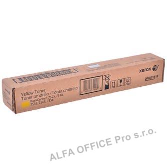 Xerox originální toner 006R01518, yellow, 15000str., Xerox WorkCentre 7525, 7530