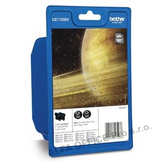 Brother originální ink LC-1100SET 2X, black, 2ks, Brother DCP-6690CW, MFC-6490CW