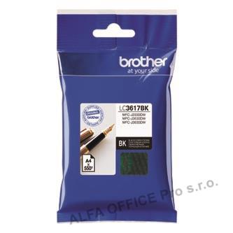 Brother originální ink LC-3617BK, black, 550str., 12,5ml, Brother MFCJ2330, 3530, 3930