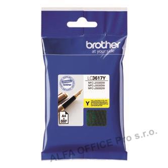 Brother originální ink LC-3617Y, yellow, 550str., Brother MFCJ2330, 3530, 3930