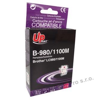UPrint kompatibilní ink s LC-980M, magenta, 12ml, B-980M, pro Brother DCP-145C, 165C