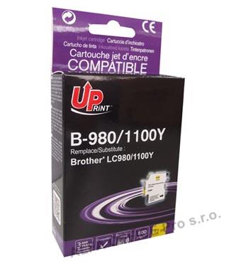 UPrint kompatibilní ink s LC-980Y, yellow, 12ml, B-980Y, pro Brother DCP-145C, 165C