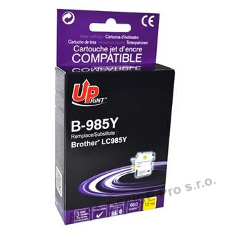 UPrint kompatibilní ink s LC-985Y, yellow, 12ml, B-985Y, pro Brother DCP-J315W