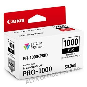 Canon originální ink 0546C001, photo black, 2205str., 80ml, PFI-1000PBK, Canon imagePROGRA