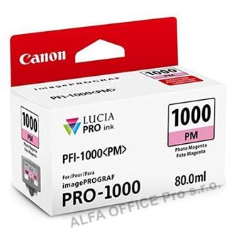 Canon originální ink 0551C001, photo magenta, 3755str., 80ml, PFI-1000PM, Canon imagePROGR
