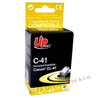 UPrint kompatibilní ink s CL41, color, 500str., 18ml, C-41CL, pro Canon iP1600, iP2200, iP