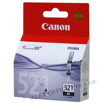 Canon originální ink CLI521BK, black, 665str., 9ml, 2933B001, Canon iP3600, iP4600, MP620,