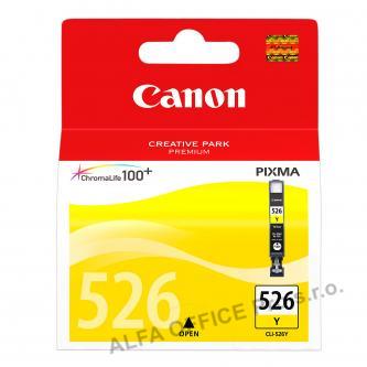 Canon originální ink CLI526Y, yellow, blistr s ochranou, 9ml, 4543B006, Canon Pixma  MG515