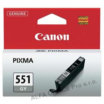Canon originální ink CLI551GY, grey, 7ml, 6512B001, Canon PIXMA iP7250, MG5450, MG6350, MG