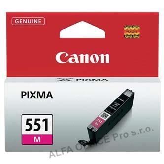 Canon originální ink CLI551M, magenta, 7ml, 6510B001, Canon PIXMA iP7250, MG5450, MG6350, 