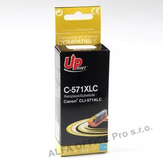 UPrint kompatibilní ink s CLI571C XL, cyan, 800str., 11ml, C-571XLC, high capacity, pro Ca