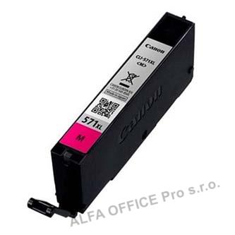 Canon originální ink 0333C001, magenta, 11ml, CLI571M XL, high capacity, Canon PIXMA MG575