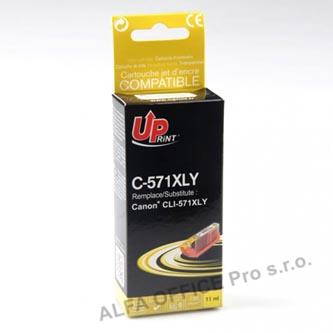 UPrint kompatibilní ink s CLI571Y XL, yellow, 800str., 11ml, C-571XLY, high capacity, pro