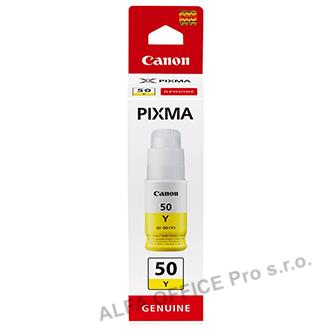 Canon originální ink GI-50 Y, yellow, 7700str., 9ml, 3405C001, Canon PIXMA G5050
