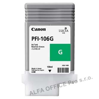 Canon originální ink PFI106G, green, 130ml, 6628B001, Canon iPF-6300