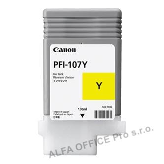 Canon originální ink PFI107Y, yellow, 130ml, 6708B001, Canon iPF-680, 685, 780, 785