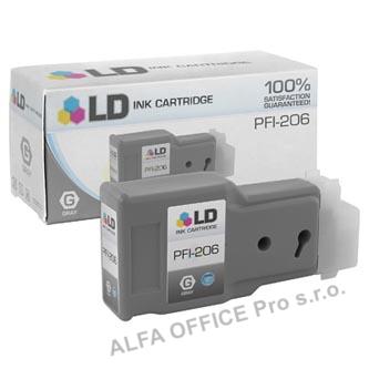 Canon originální ink PFI-206GY, grey, 300ml, 5312B001, Canon iPF-6400,iPF-6450
