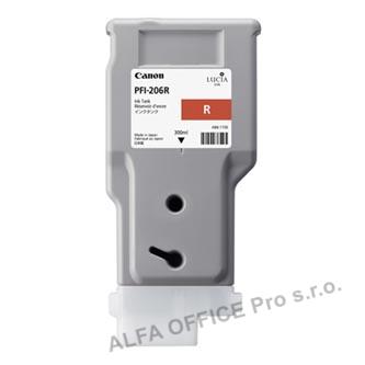 Canon originální ink PFI-206R, red, 300ml, 5309B001, Canon iPF-6400,iPF-6450