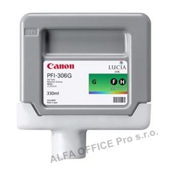 Canon originální ink PFI306G, green, 330ml, 6664B001, Canon iPF-8300